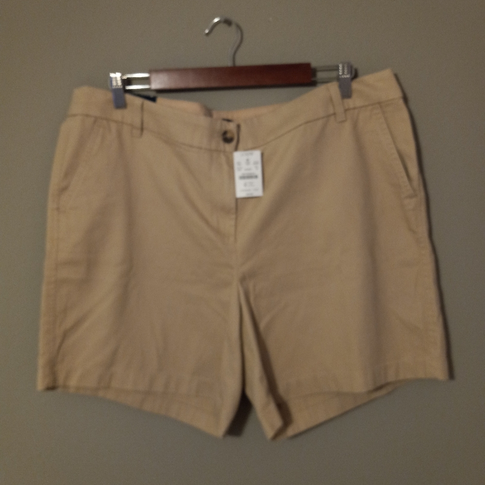 J.Crew 16 Preppy Pocketed Khaki Shorts New - Picture 12 of 12